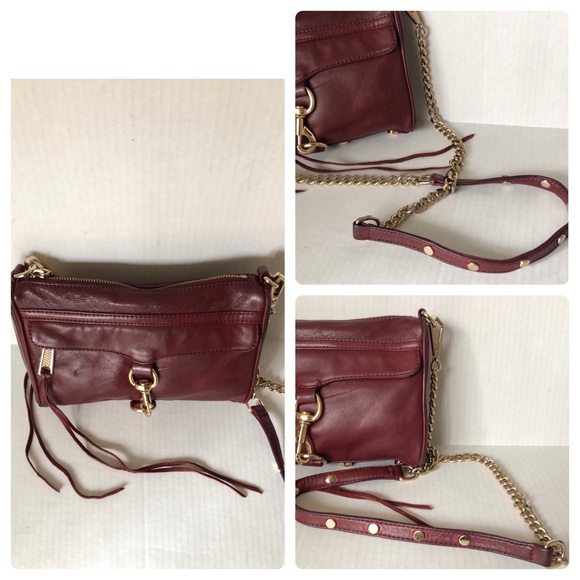 REBECCA MINKOFF Mini Mac Leather Crossbody Bag/Preowned - Picture 4 of 17
